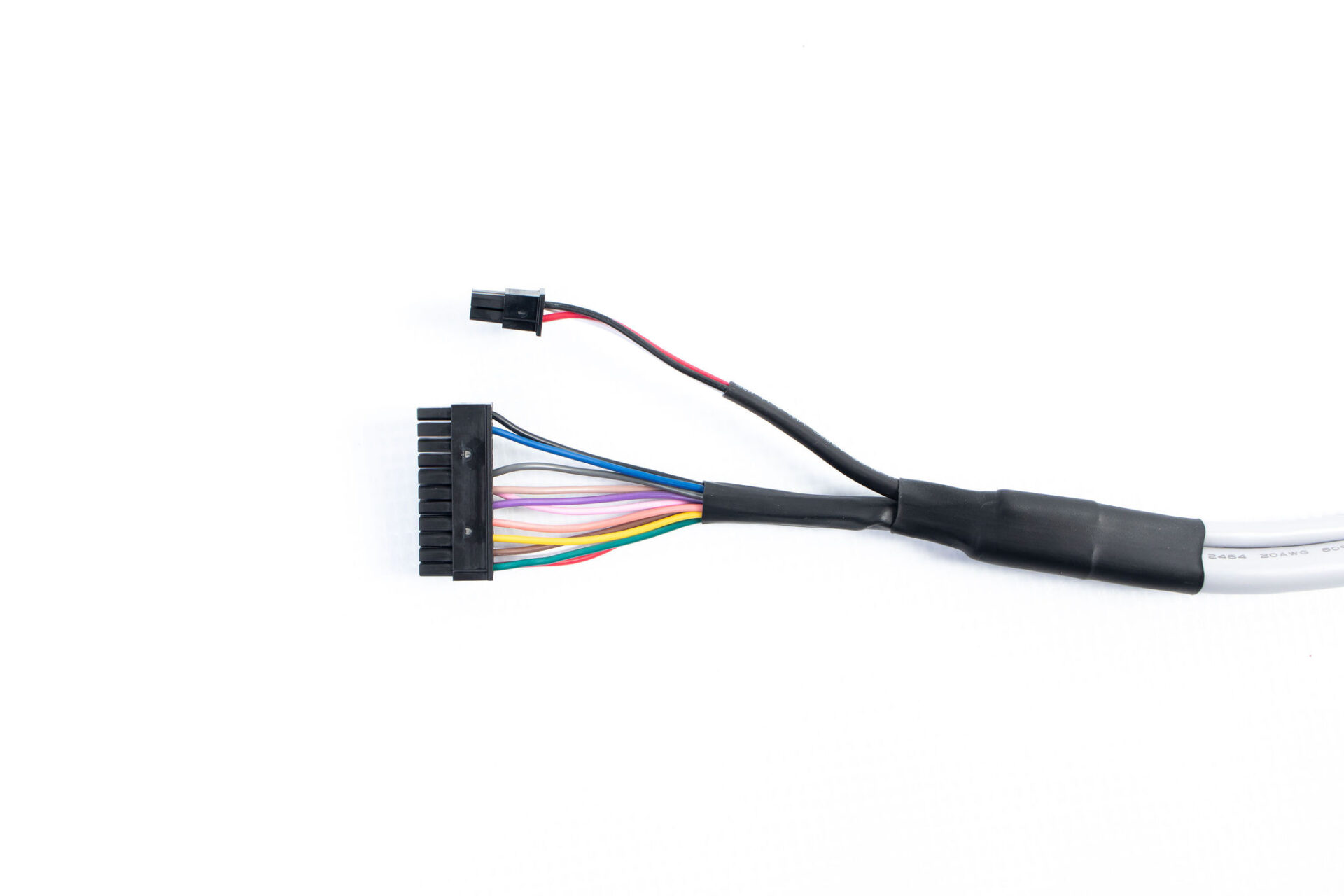 colorful wires in harness