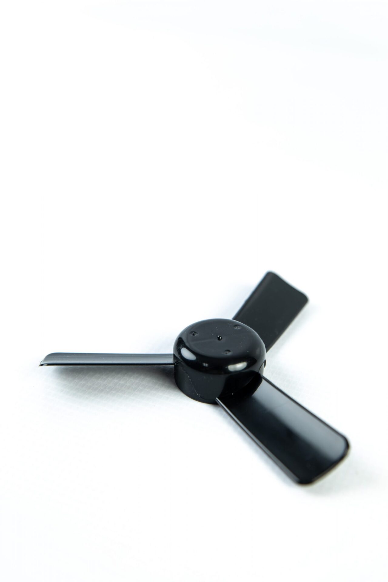 black plastic fan blades
