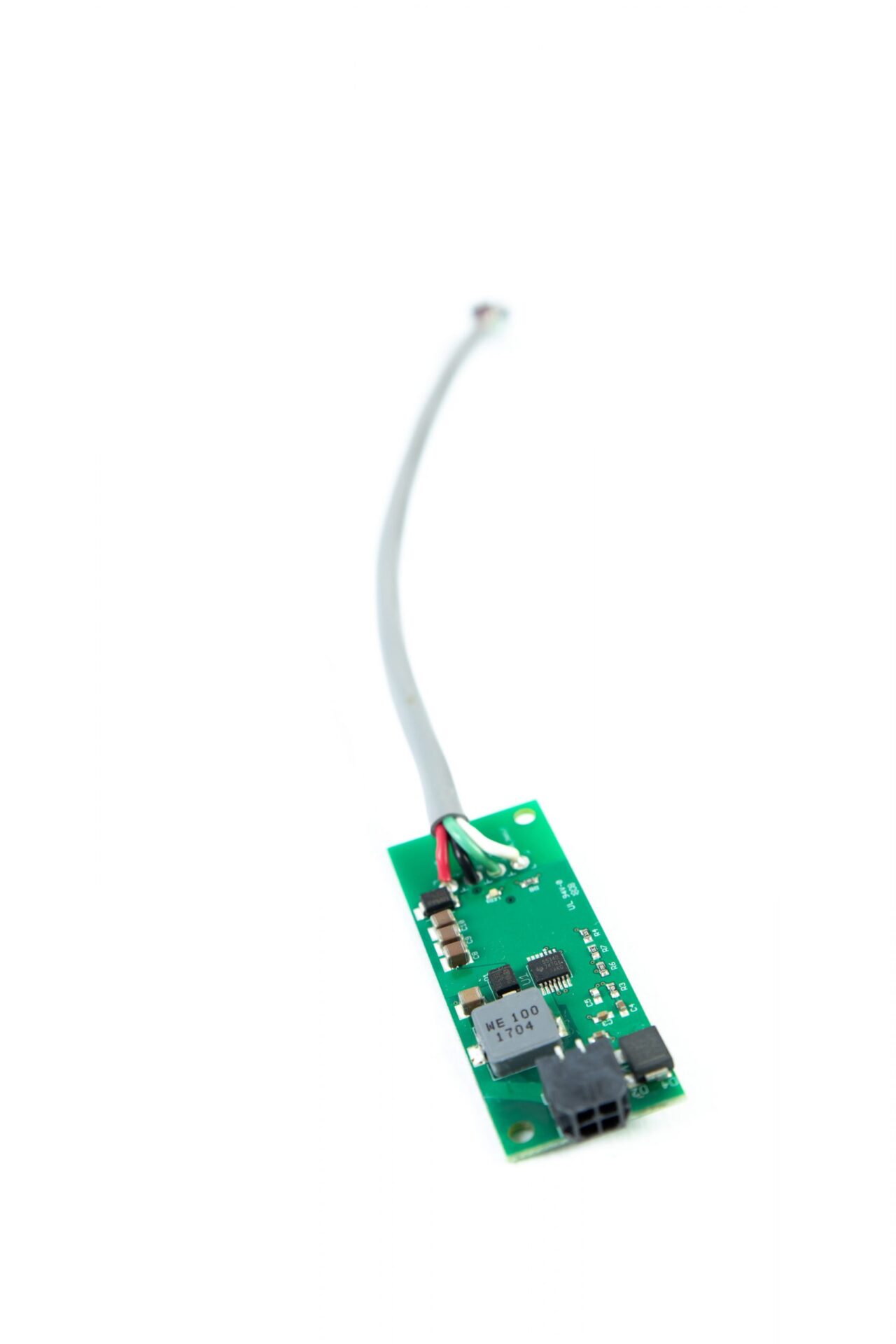 close up of pcb board