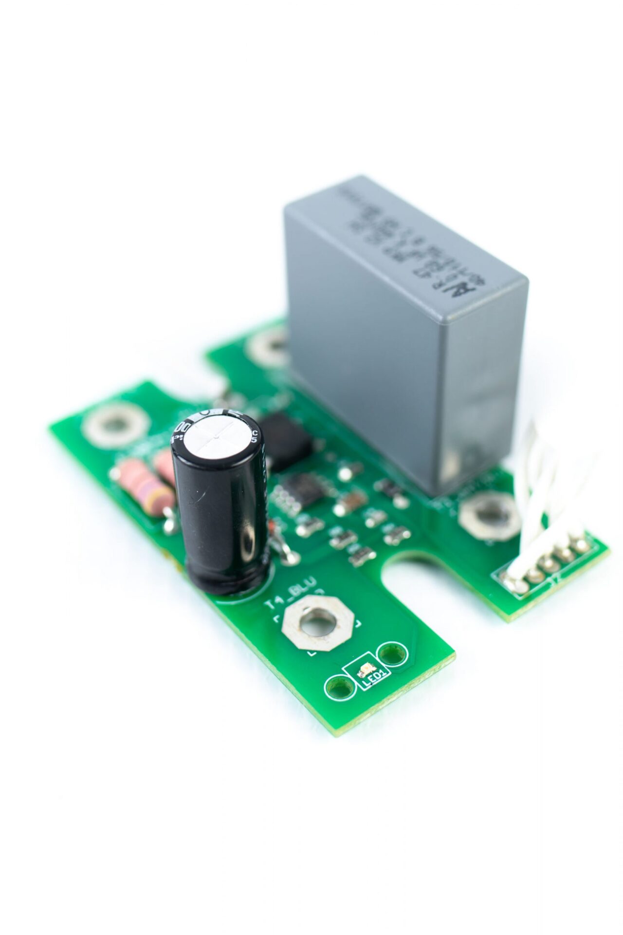 close up of PCB board